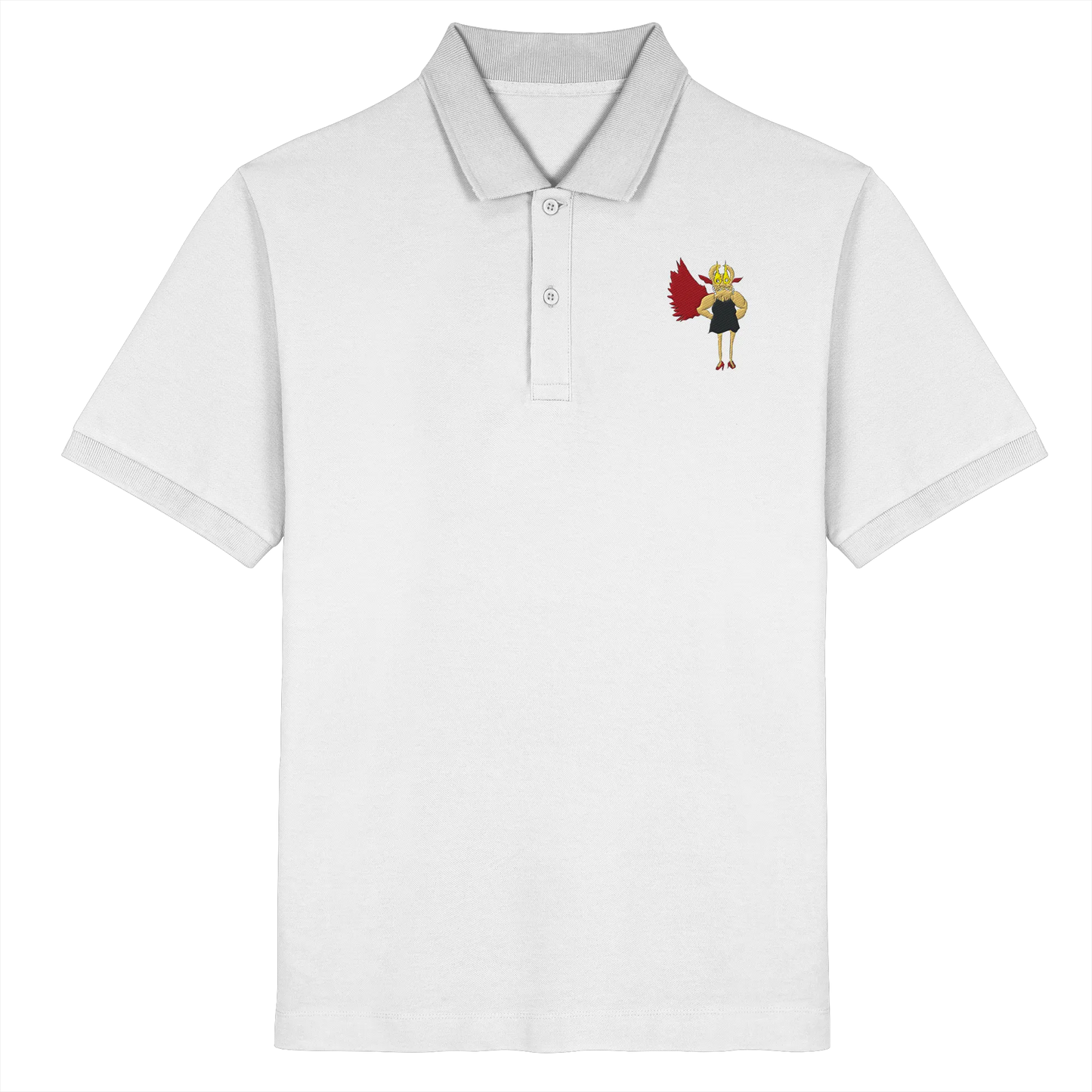 Anger Alchemist Embroidery - Organic Poloshirt (Stick)