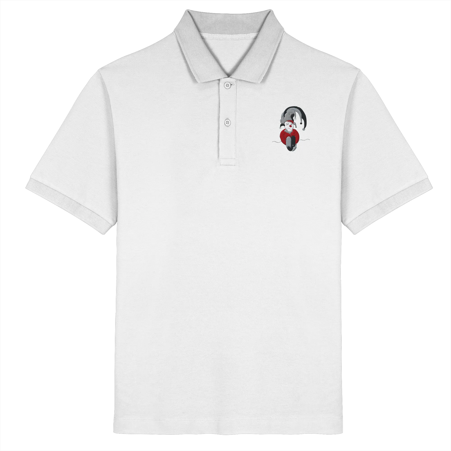 Blue Clown - Organic Poloshirt (Stick)