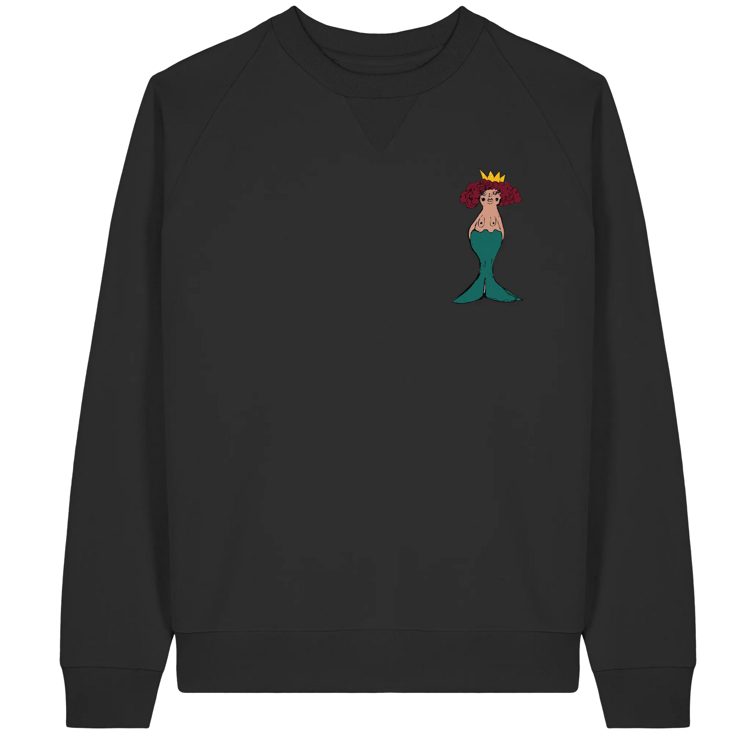 Mermaid - Organic Raglan Sweatshirt