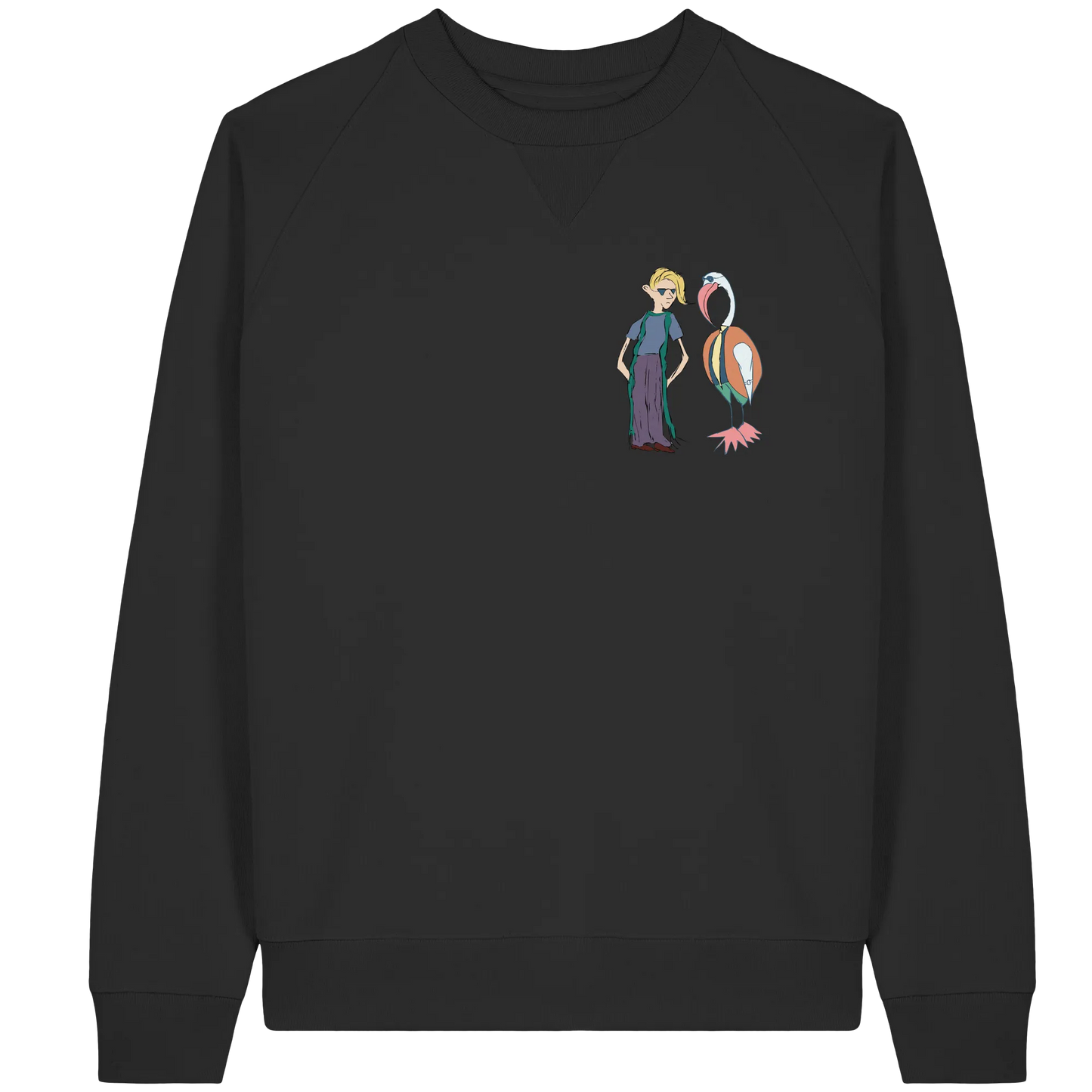 The Boy and the Heron - Organic Raglan Sweatshirt
