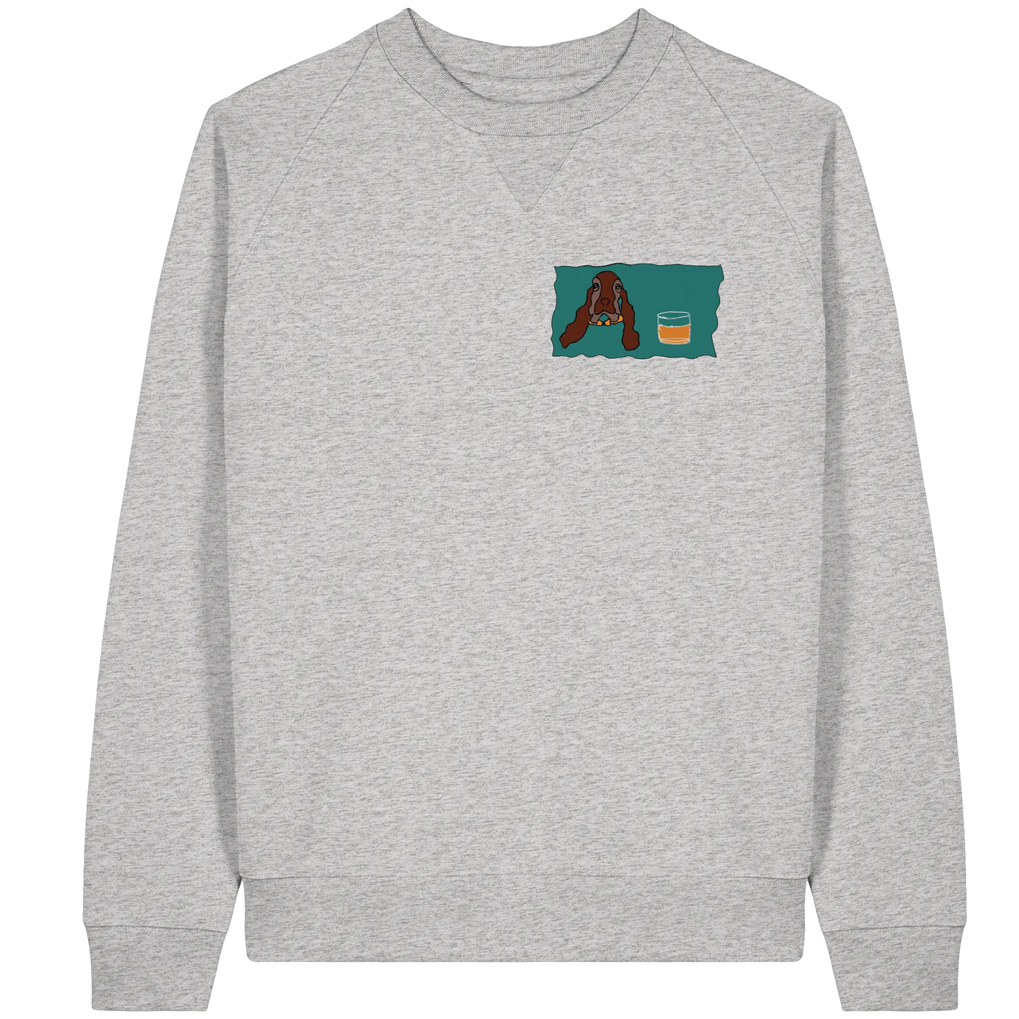 Scotch Dog - Organic Raglan Sweatshirt