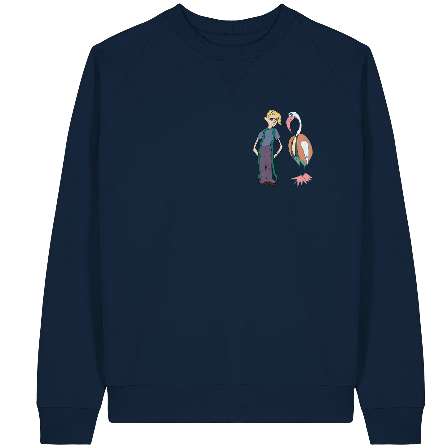 The Boy and the Heron - Organic Raglan Sweatshirt