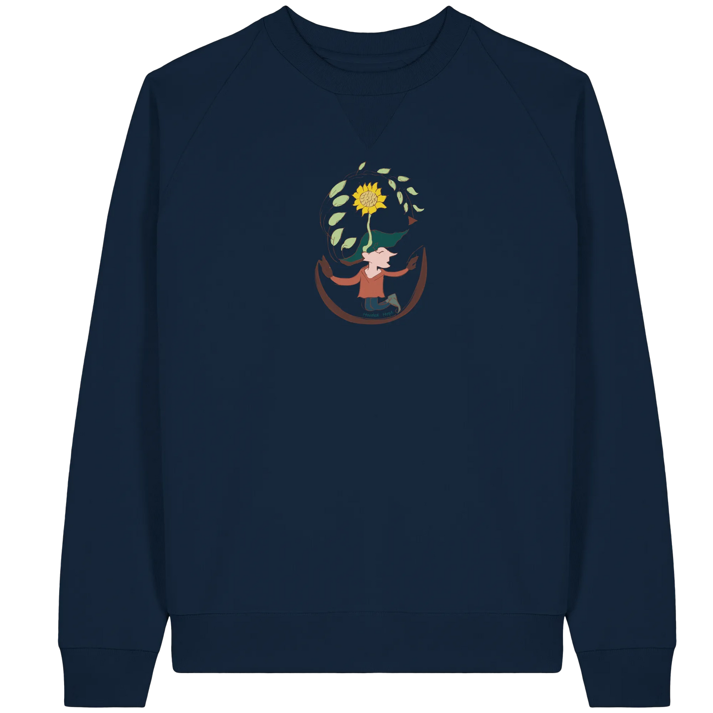 Hooded Hope - Organic Raglan Sweatshirt