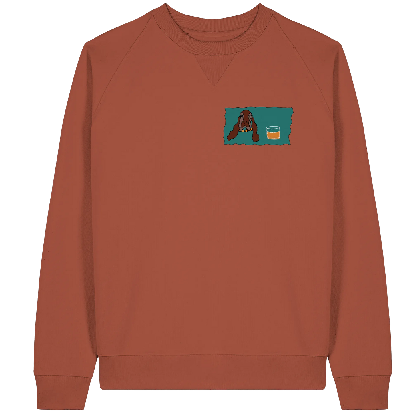 Scotch Dog - Organic Raglan Sweatshirt