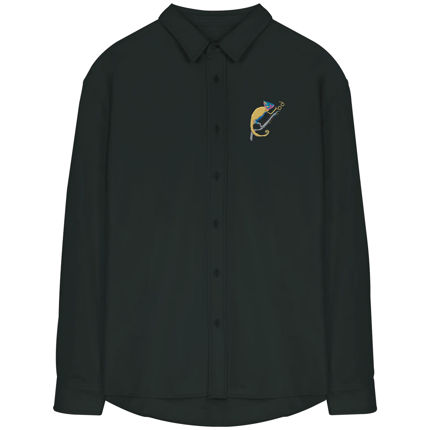 Don't call me Embroidery - Organic Relaxed Button-Up Shirt