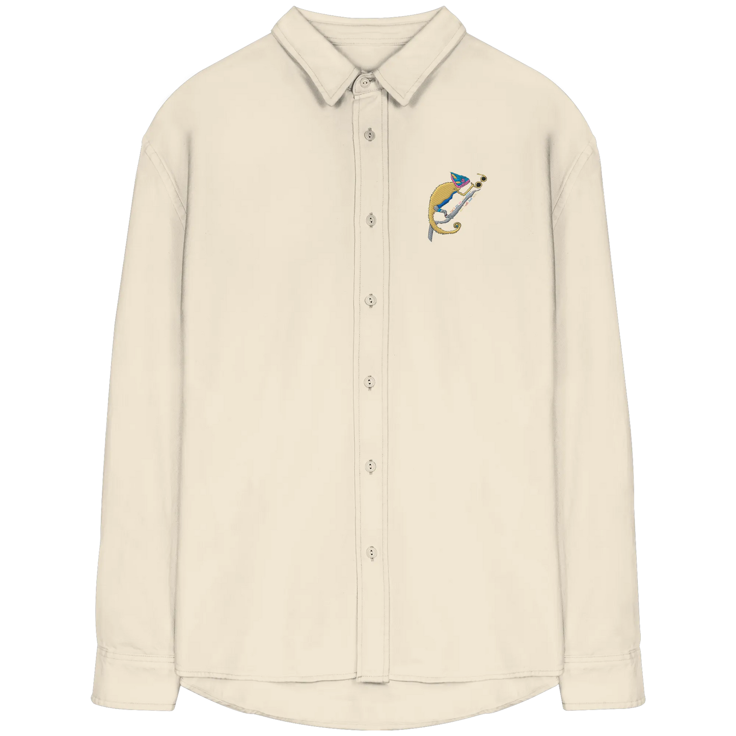 Don't call me Embroidery - Organic Relaxed Button-Up Shirt