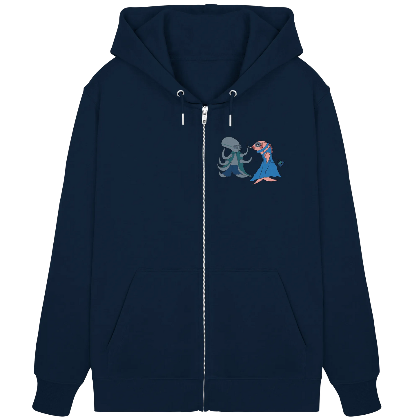 Octopus Dialogue - Organic Zipper