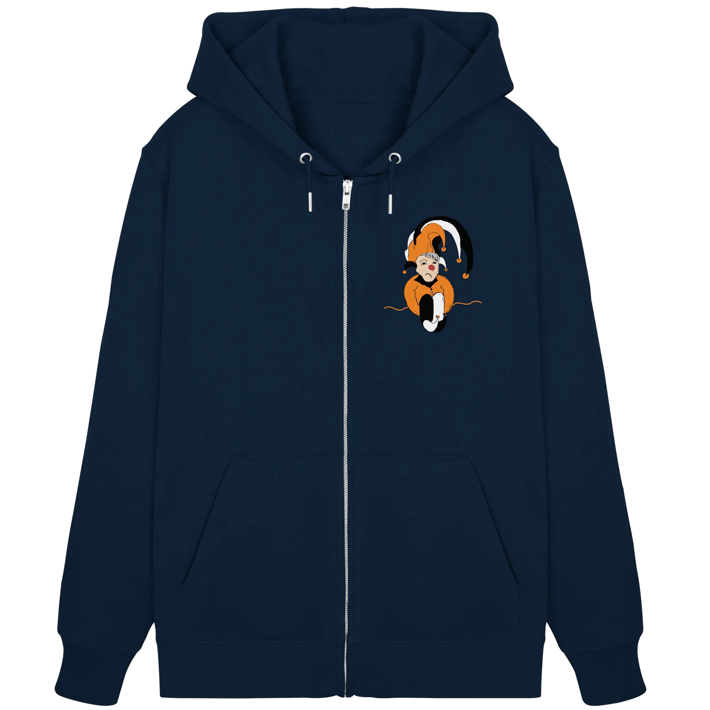 Blue Clown - Organic Zipper