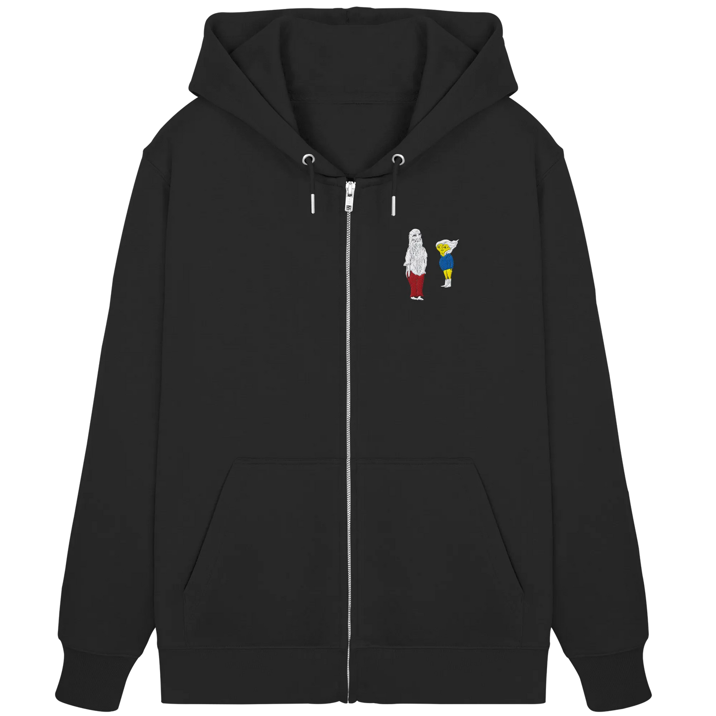 Darwin Embroidery - Organic Zipper (Stick)
