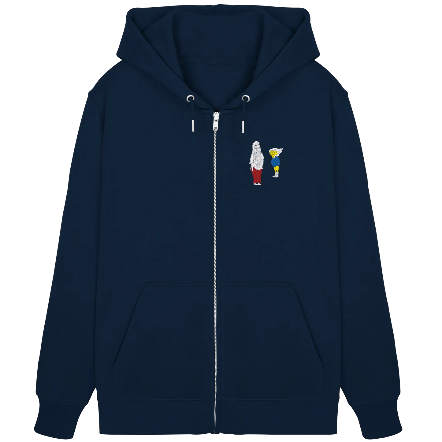 Darwin Embroidery - Organic Zipper (Stick)