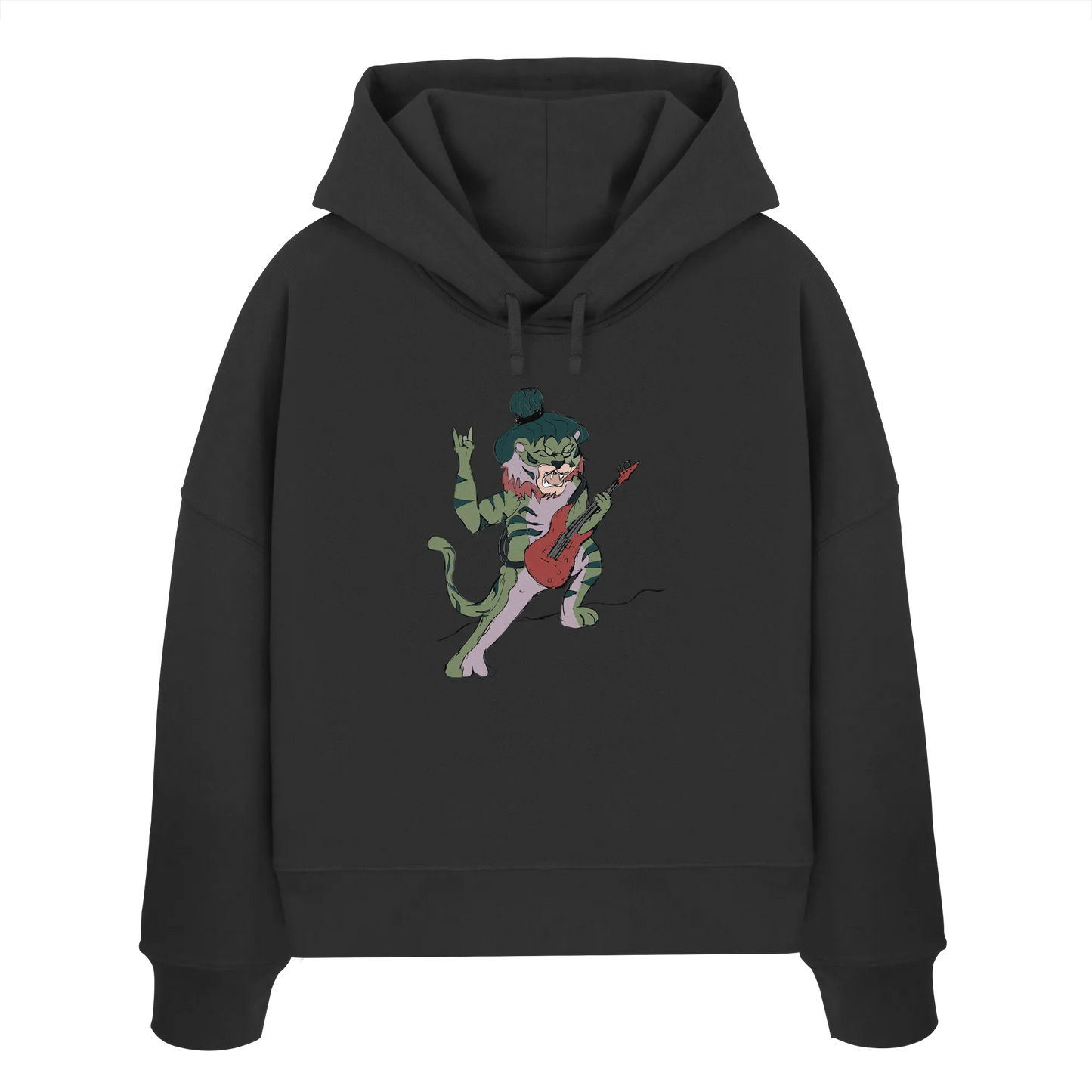 Rockstar! - Womens Organic Boxcut Hoodie
