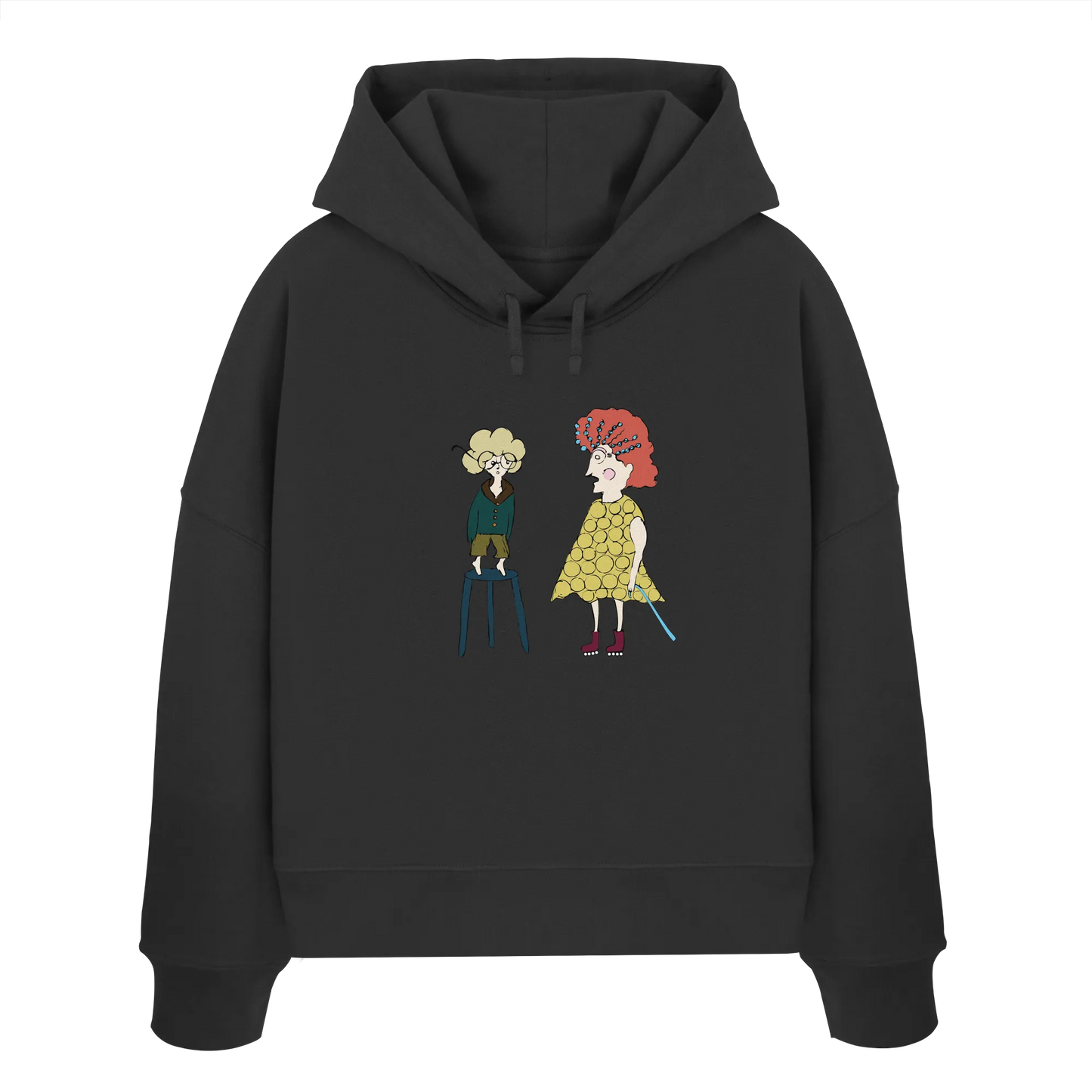 Grandma - Womens Organic Boxcut Hoodie