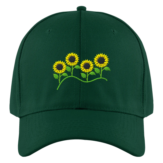 Sunflower Embroidery - Authentic Baseball Cap