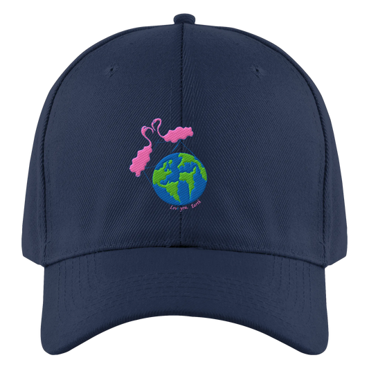 Love you Earth/ Embroidery - Authentic Baseball Cap