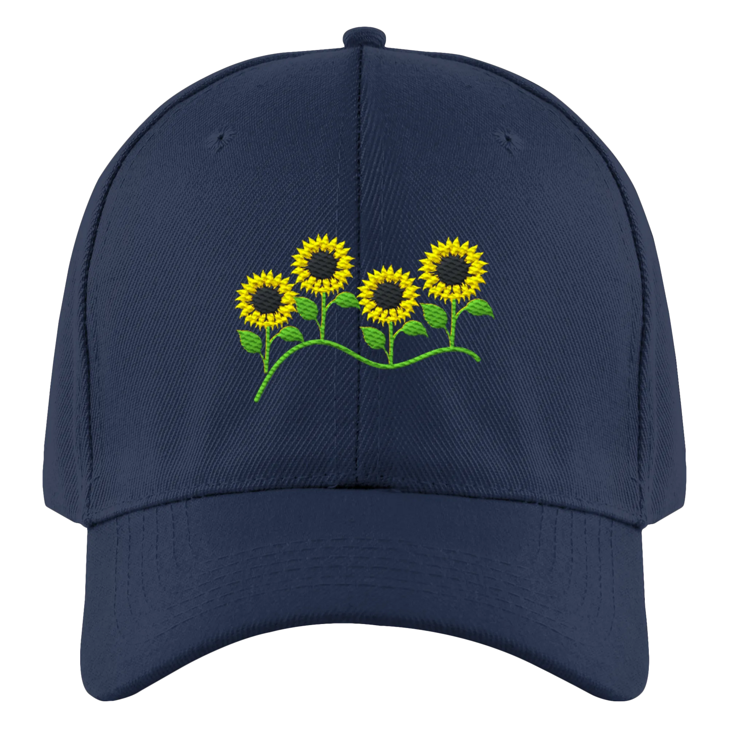 Sunflower Embroidery - Authentic Baseball Cap