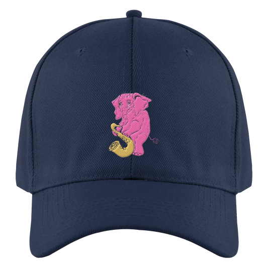 A sad Elephant Embroidery - Authentic Baseball Cap