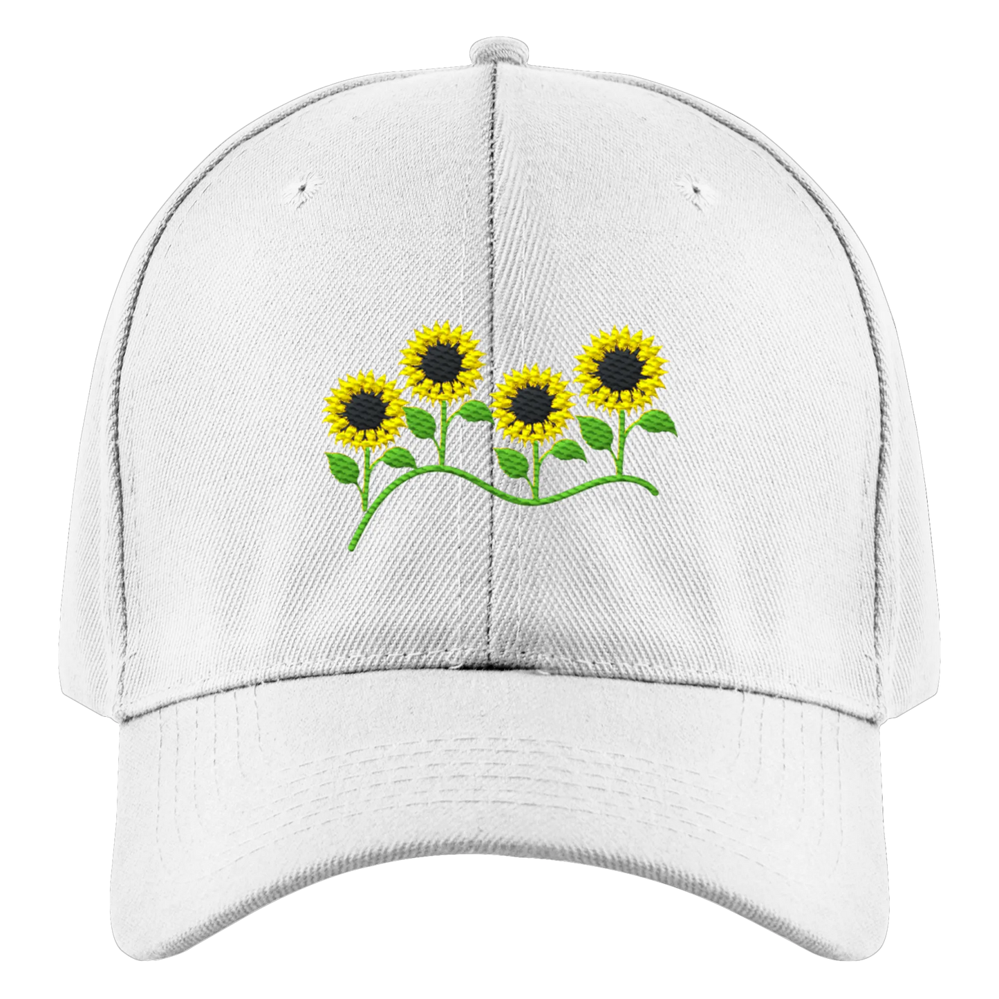 Sunflower Embroidery - Authentic Baseball Cap