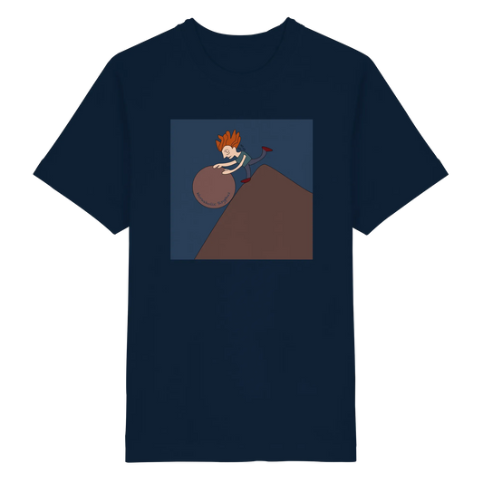 workaholic Sisyphus - Heavy Oversized Organic Shirt