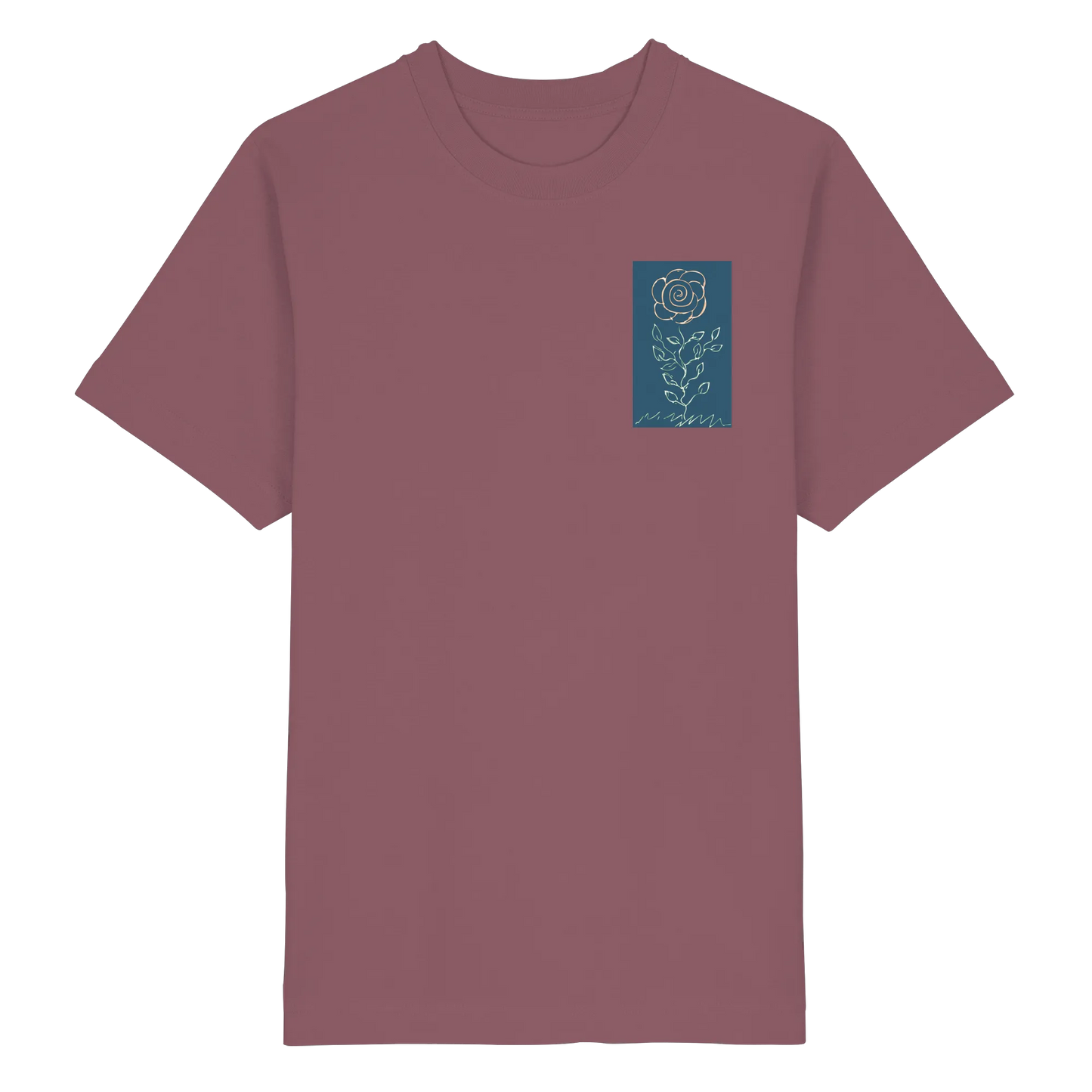 Rose - Heavy Oversized Organic Shirt