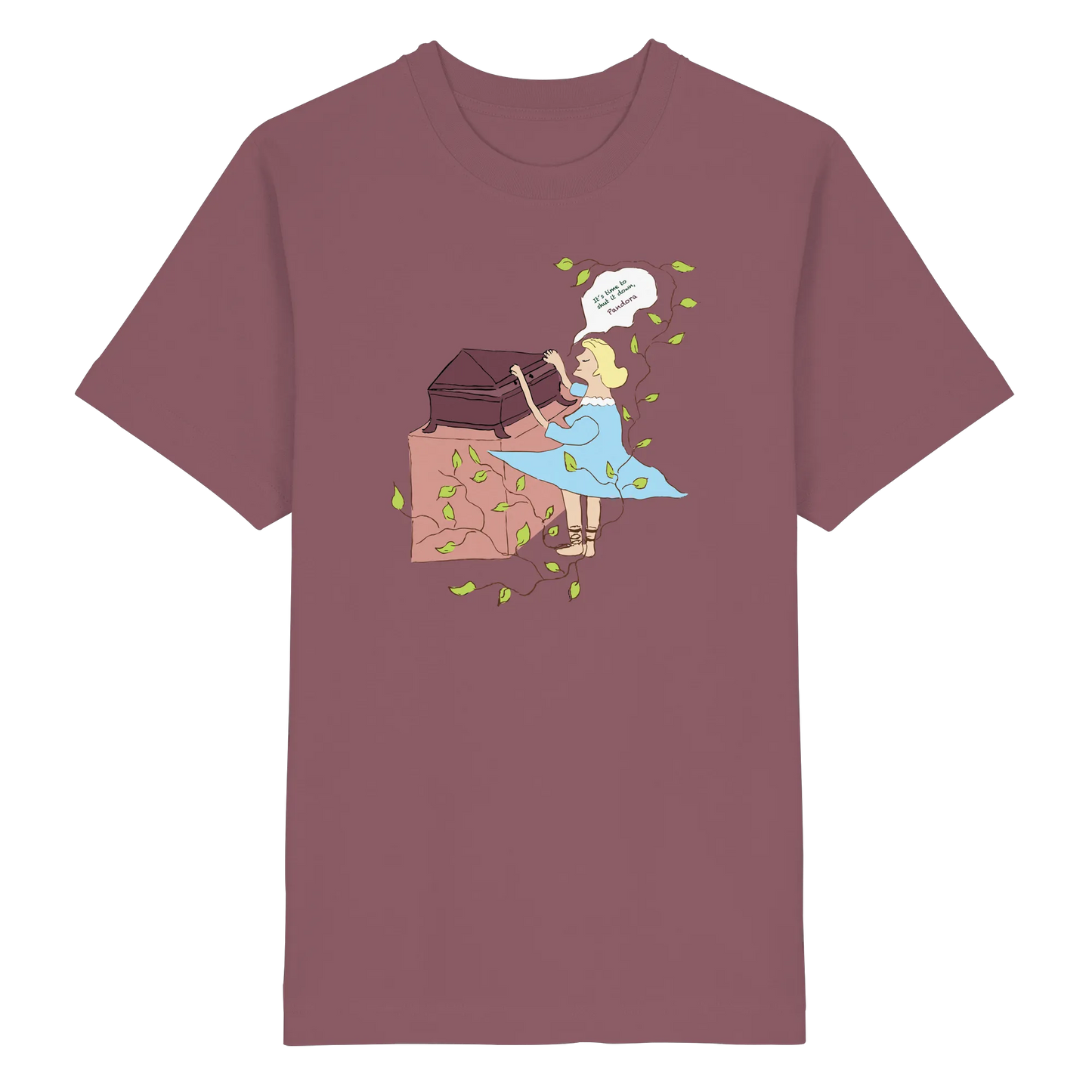 it's time to shut it down pandora! - Heavy Oversized Organic Shirt