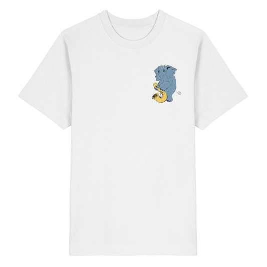 A sad Elephant  - Heavy Oversized Organic Shirt
