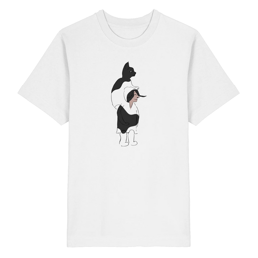 Cat Person - Heavy Oversized Organic Shirt