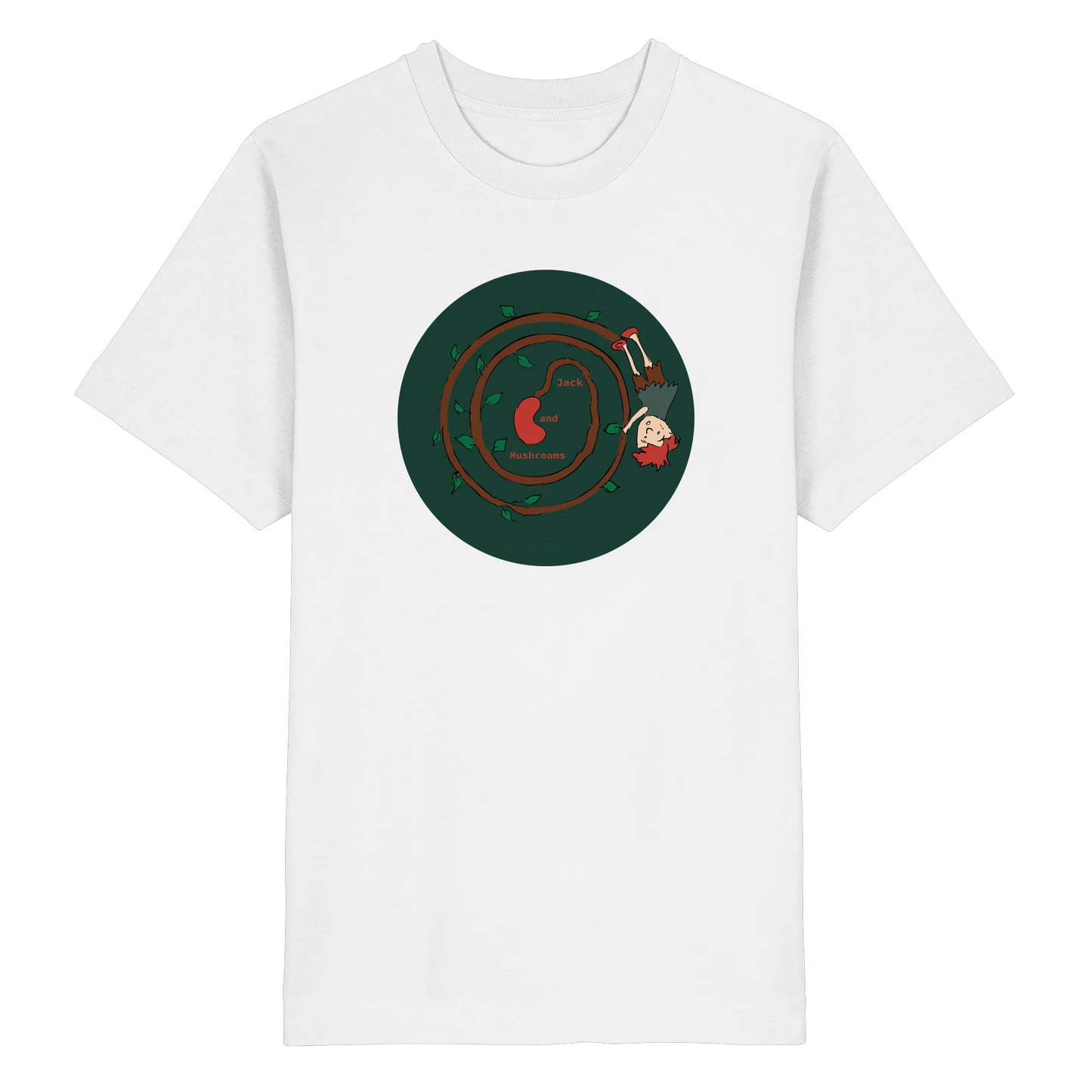 Jack and mushrooms! - Heavy Oversized Organic Shirt