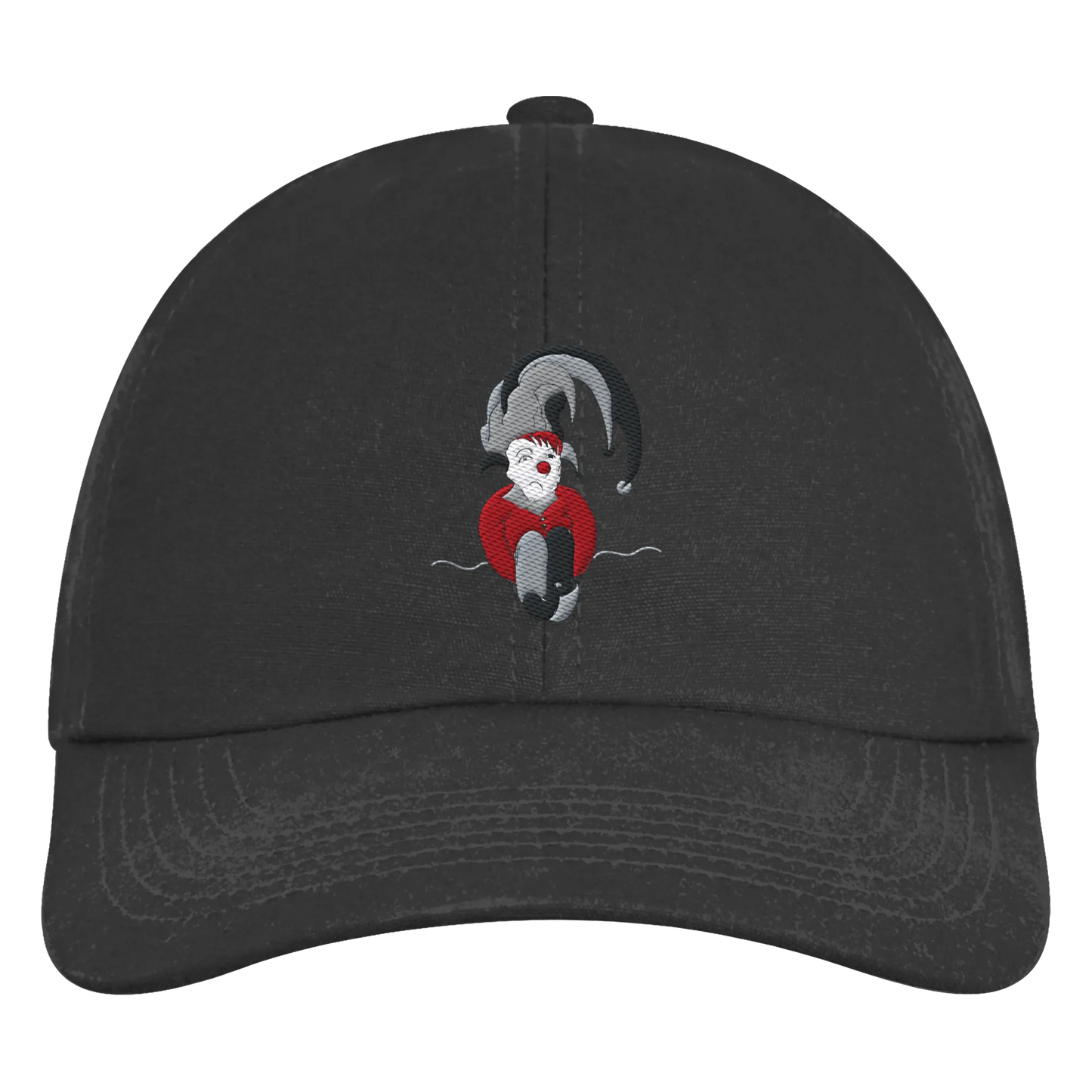 Blue Clown Embroidered - Organic 6-Panel Cap