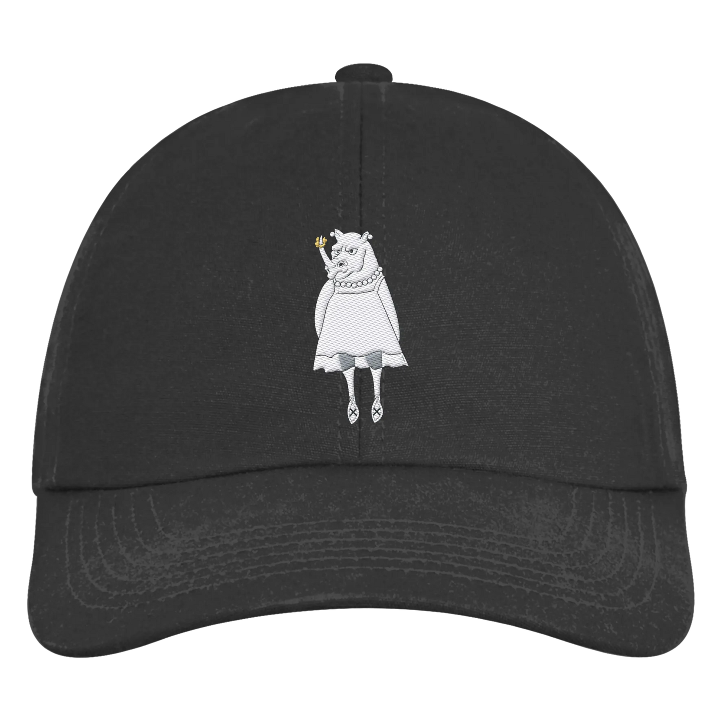 Rhino Embroidered - Organic 6-Panel Cap