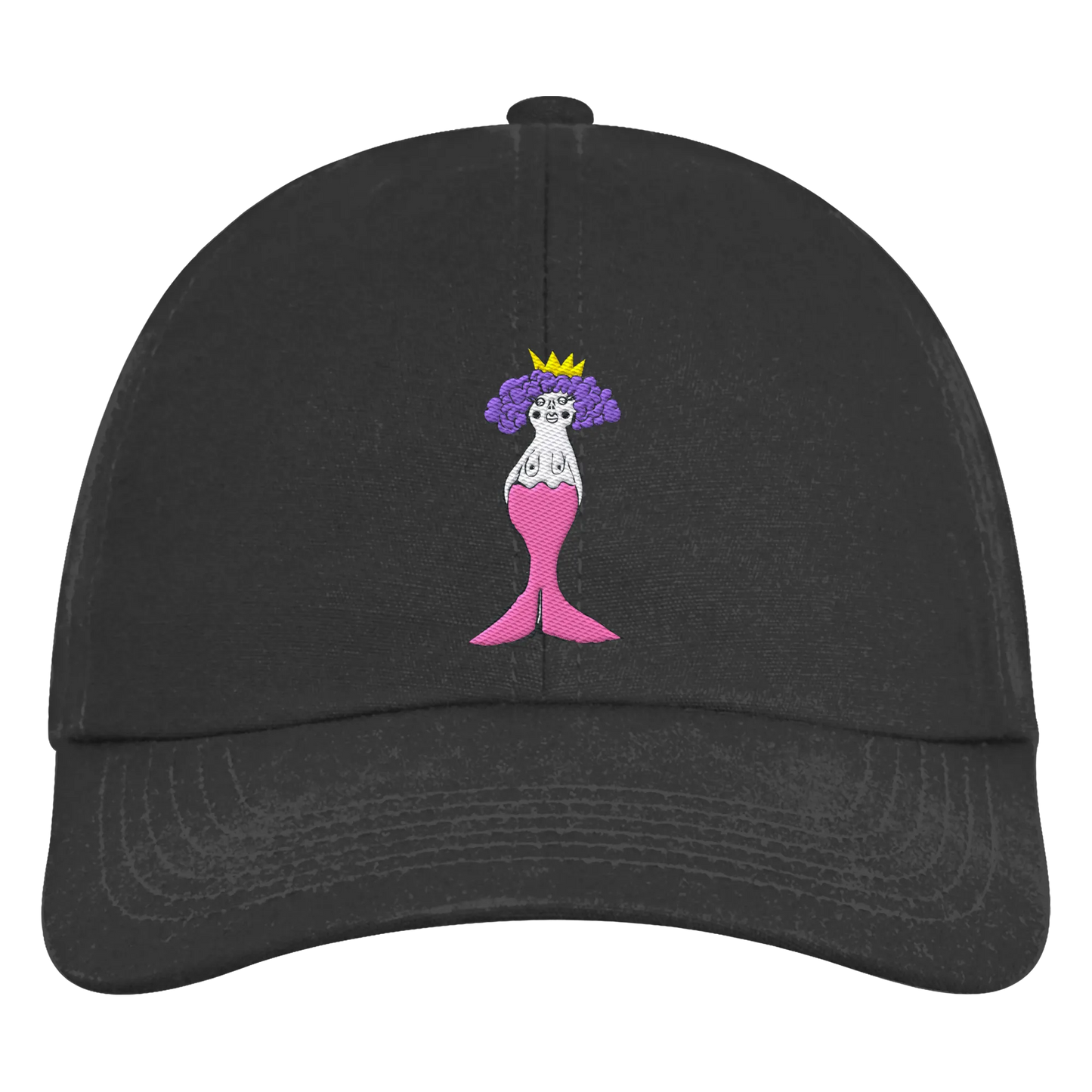 Mermaid Embroidered - Organic 6-Panel Cap