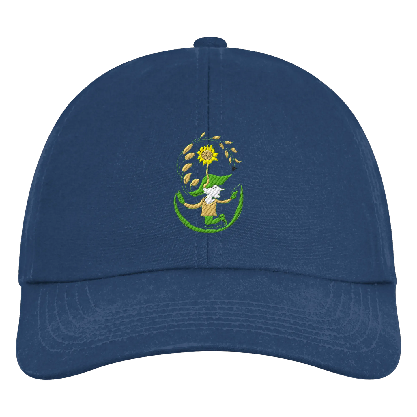 Hooded hope embroidery - Organic 6-Panel Cap