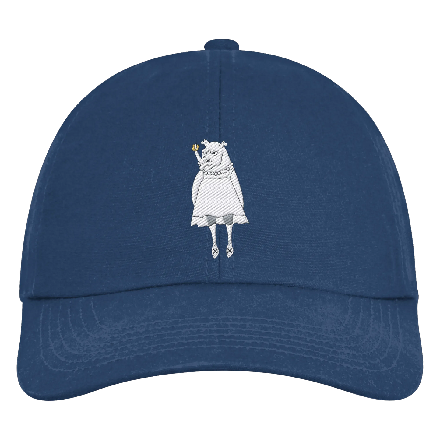 Rhino Embroidered - Organic 6-Panel Cap