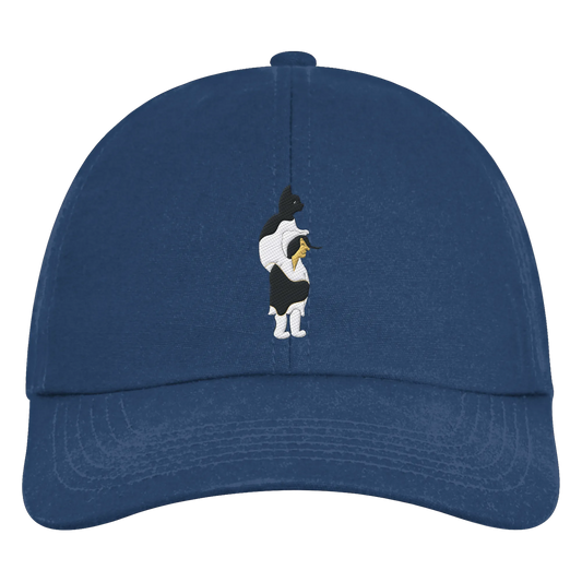Cat Person Embroidery - Organic 6-Panel Cap
