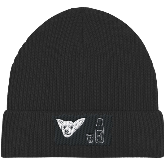 Aragh Sagi Embroidery - Organic Fisherman Beanie