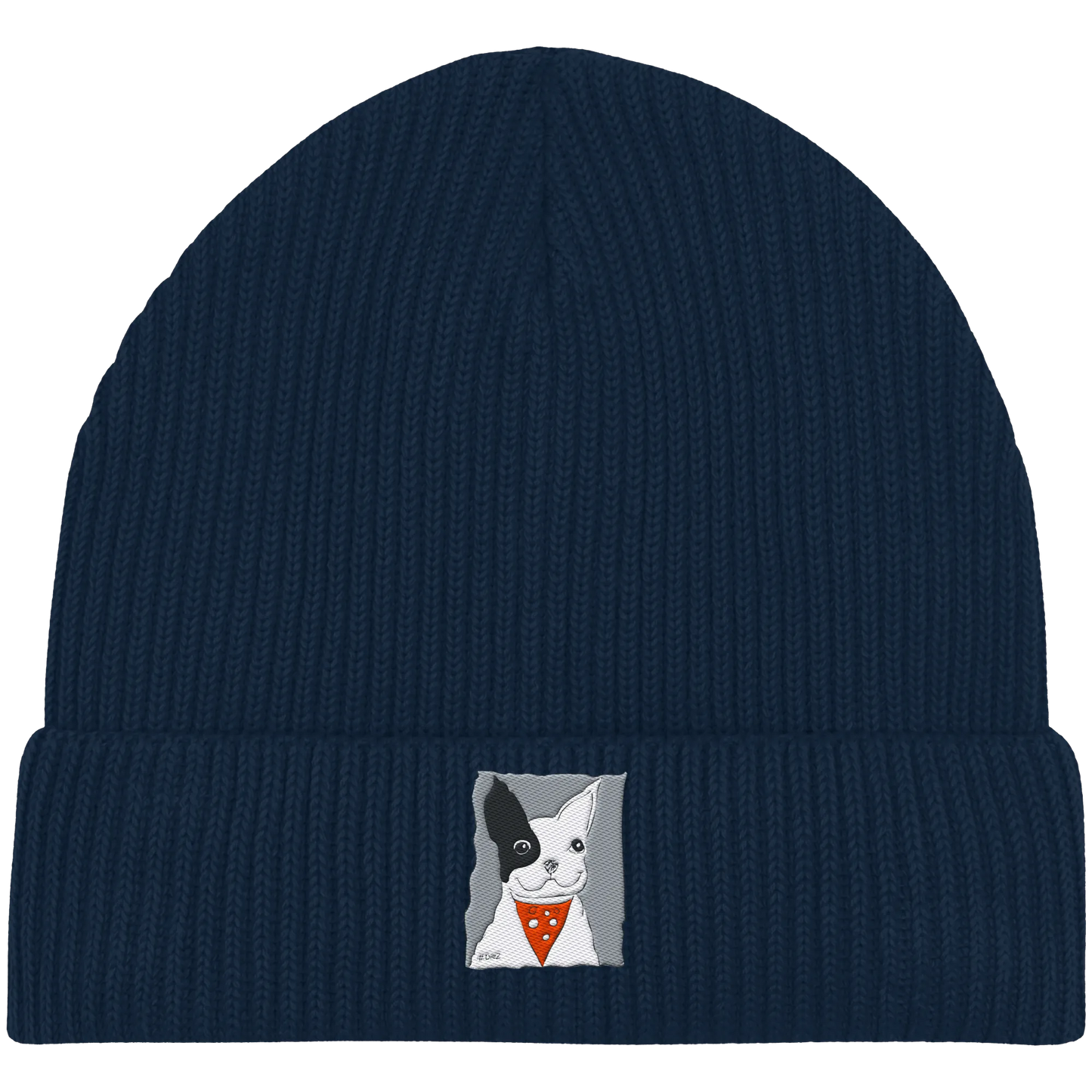Diez Embroidery - Organic Fisherman Beanie