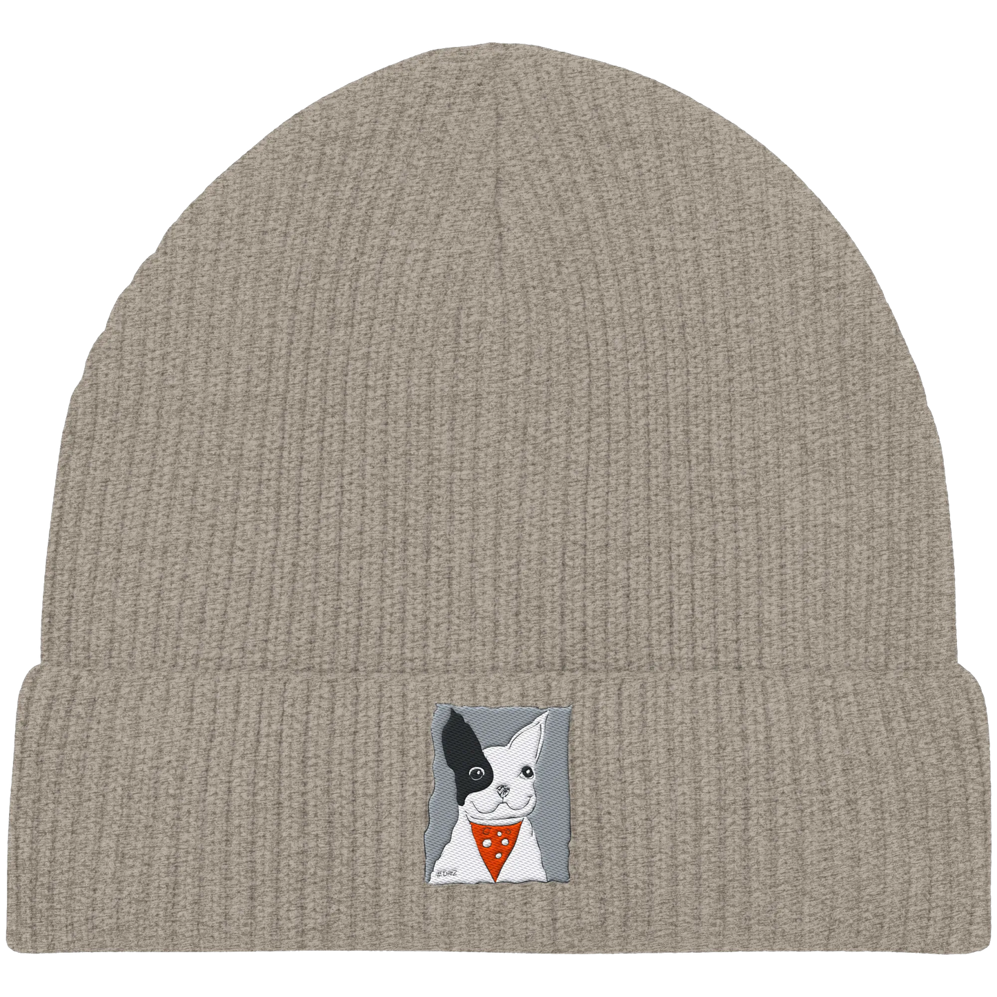 Diez Embroidery - Organic Fisherman Beanie