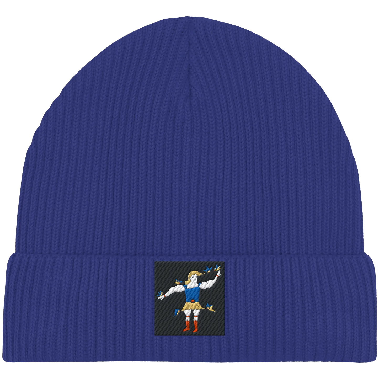 Hercules Embroidery - Organic Fisherman Beanie