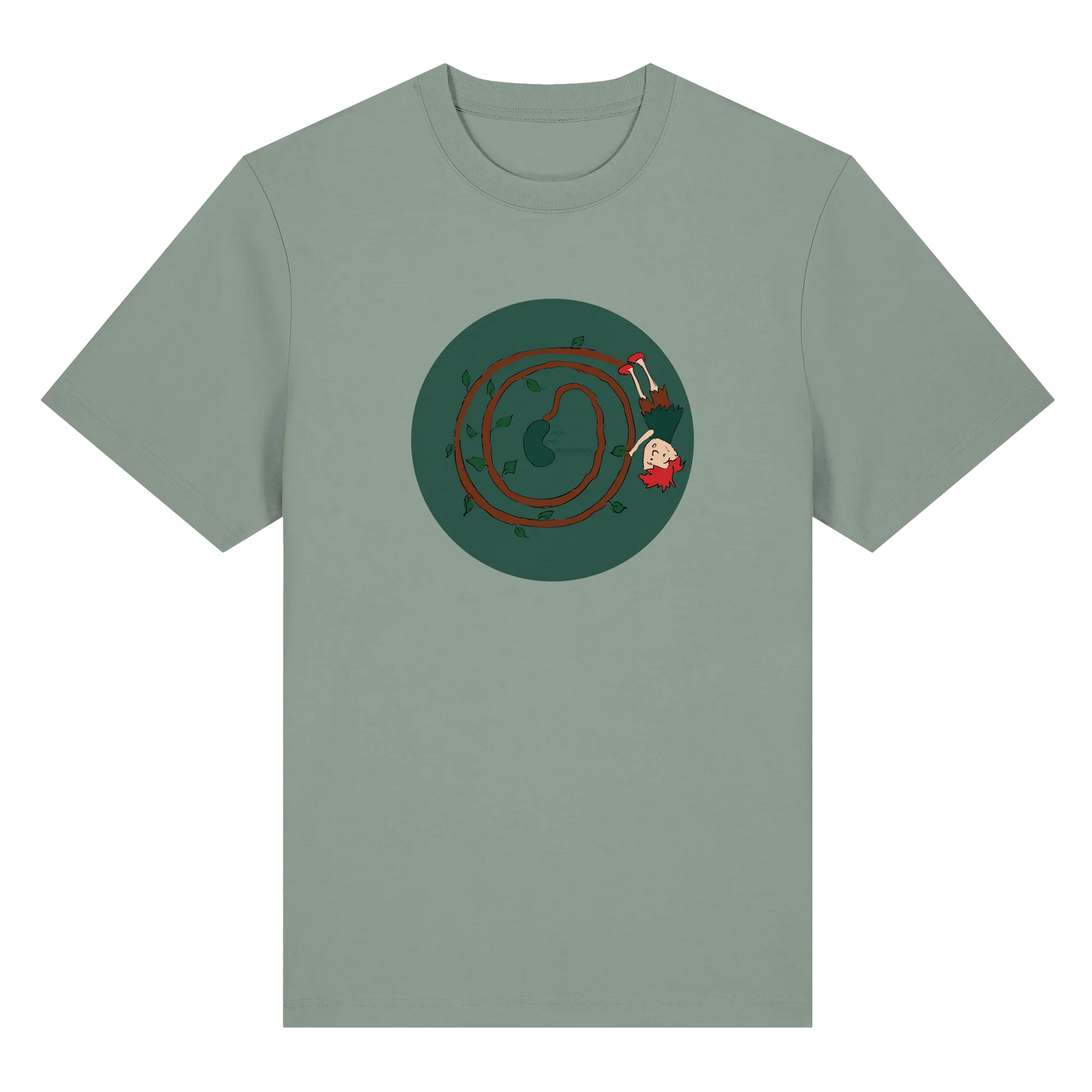 Jack and mushrooms - Organic Heavy T-Shirt