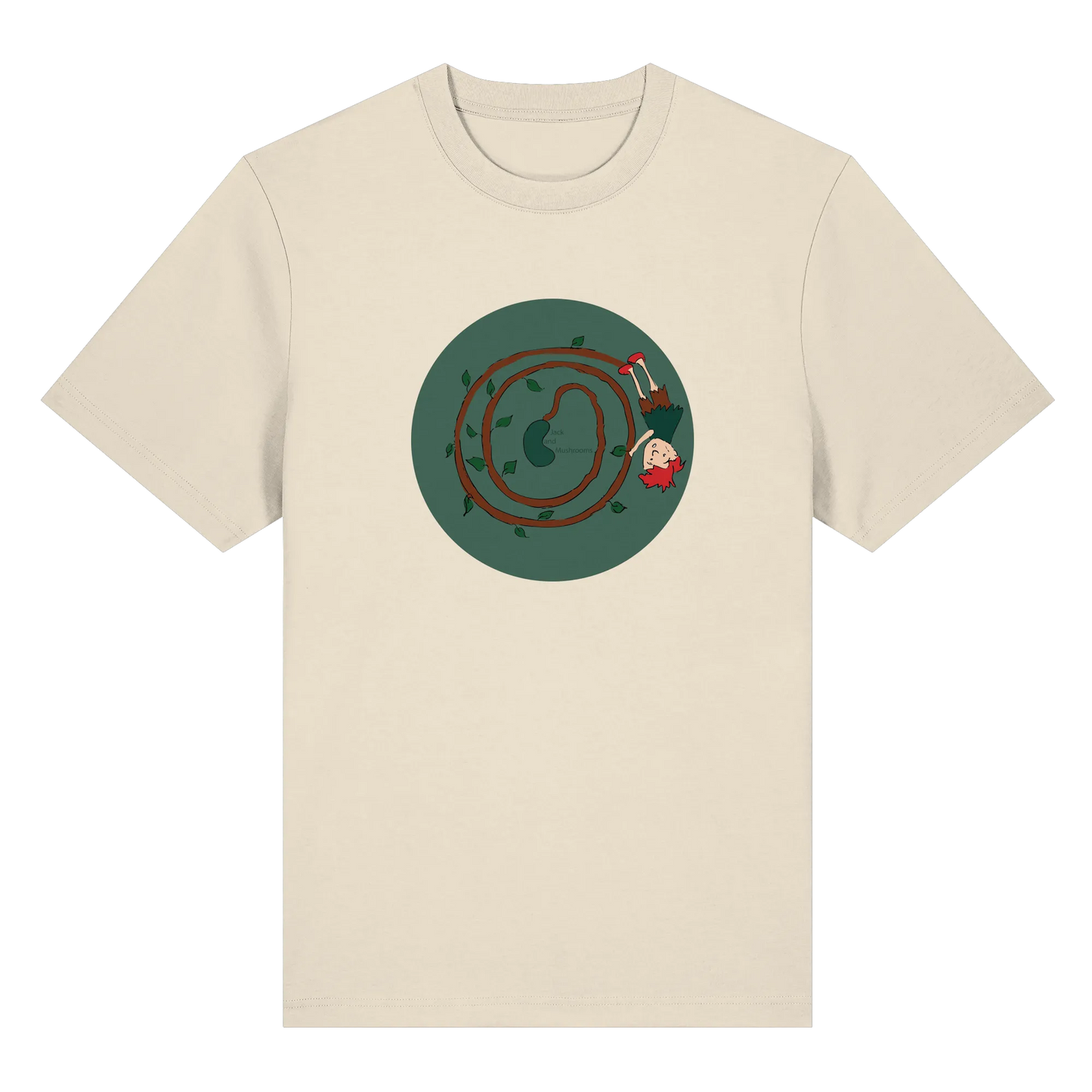Jack and mushrooms - Organic Heavy T-Shirt