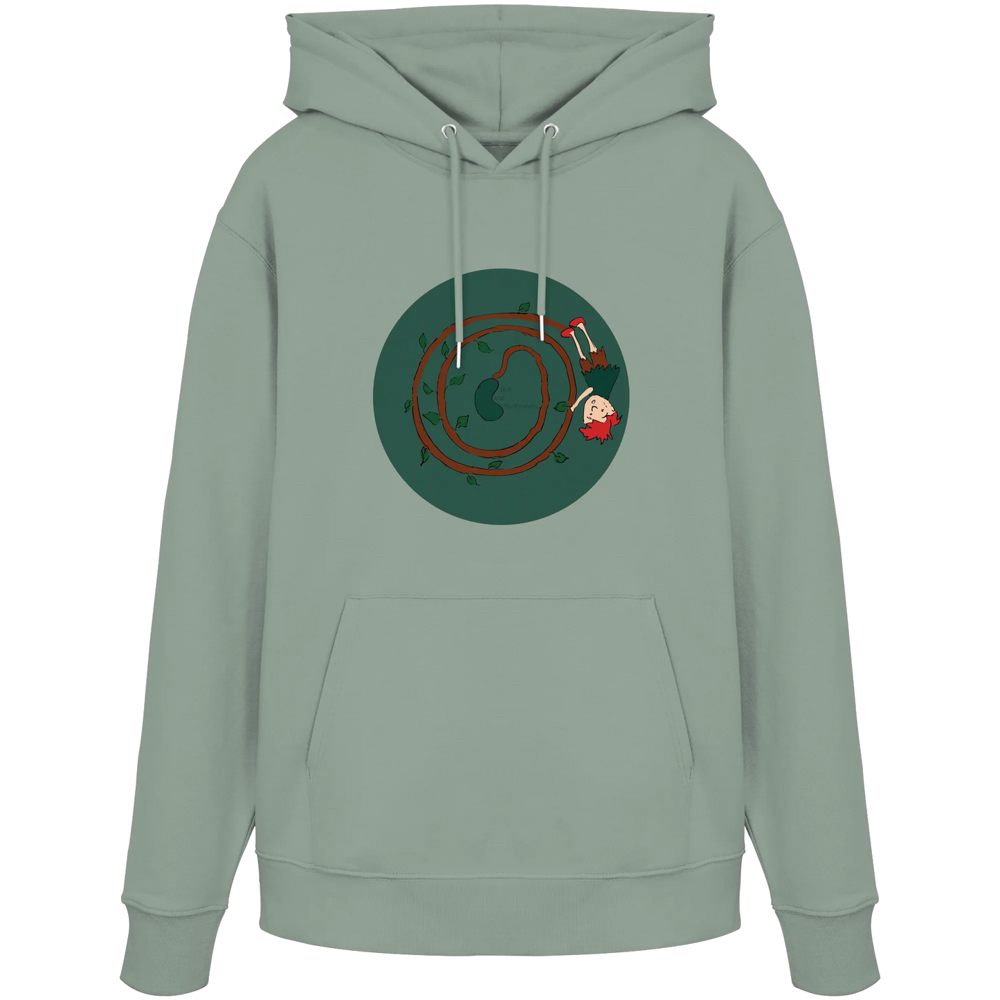 Jack and mushrooms - Organic Hoodie