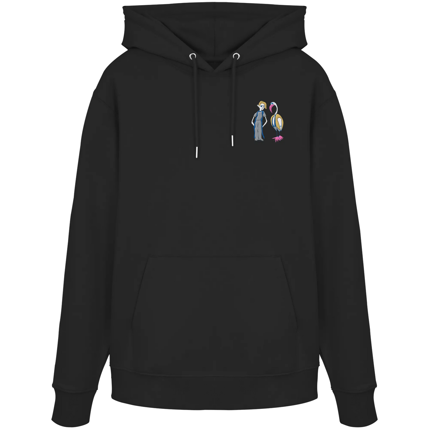 The Boy and the Heron Embroidered - Organic Hoodie