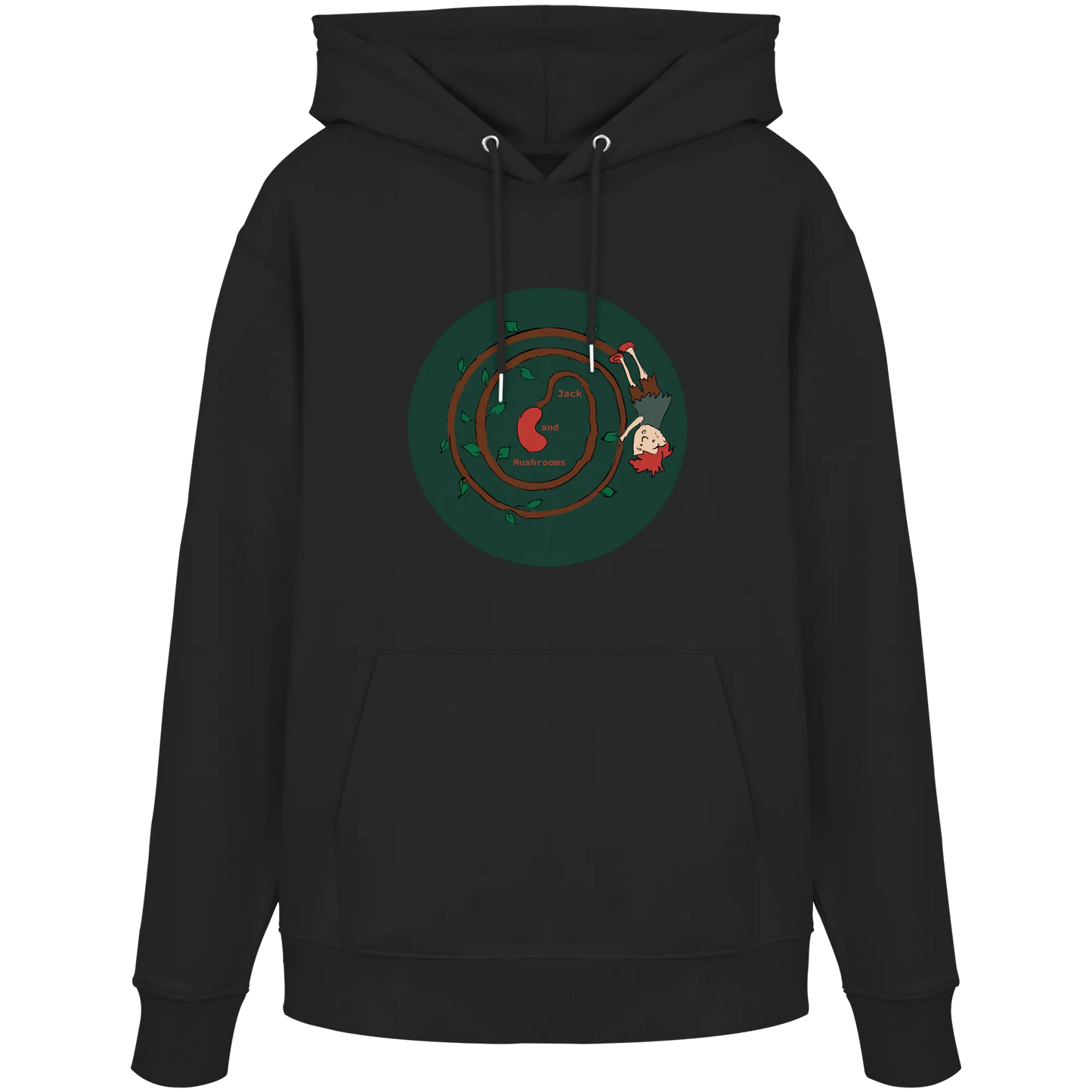 Jack and mushrooms! - Organic Hoodie