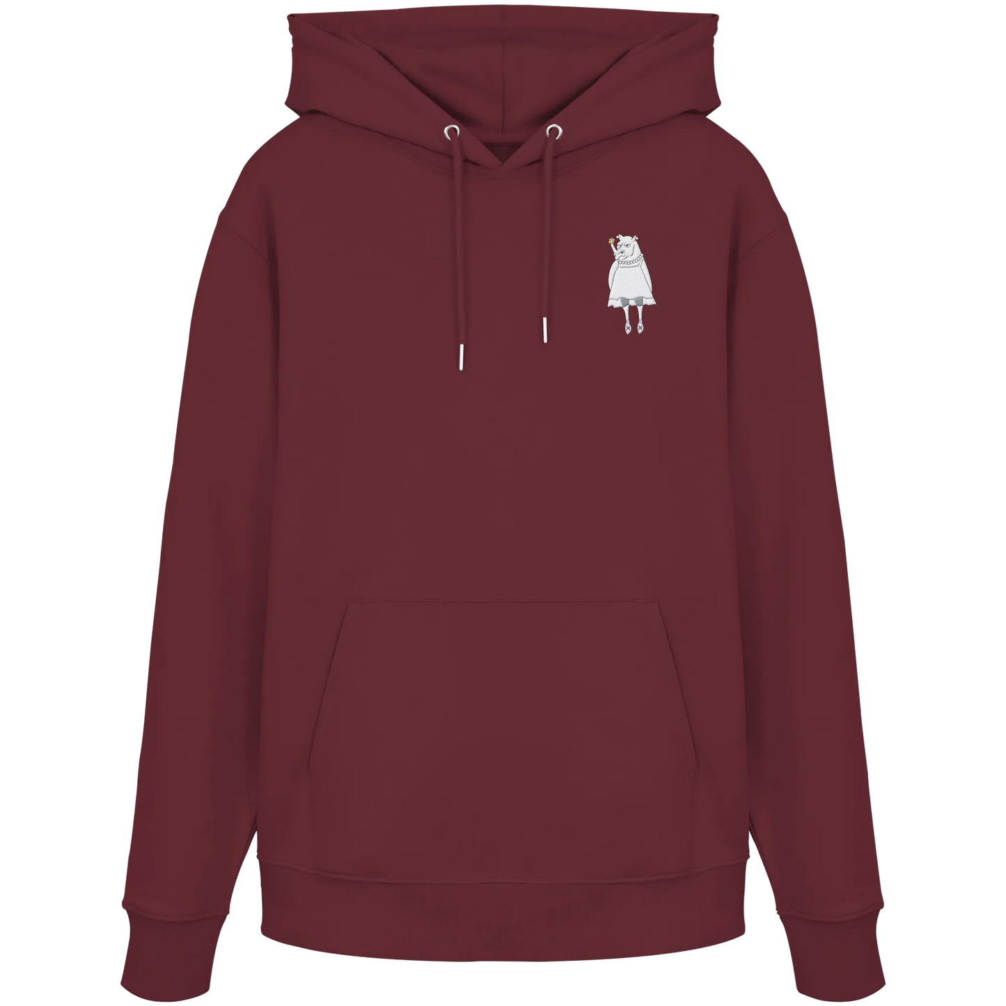 Rhino Embroidered - Organic Hoodie