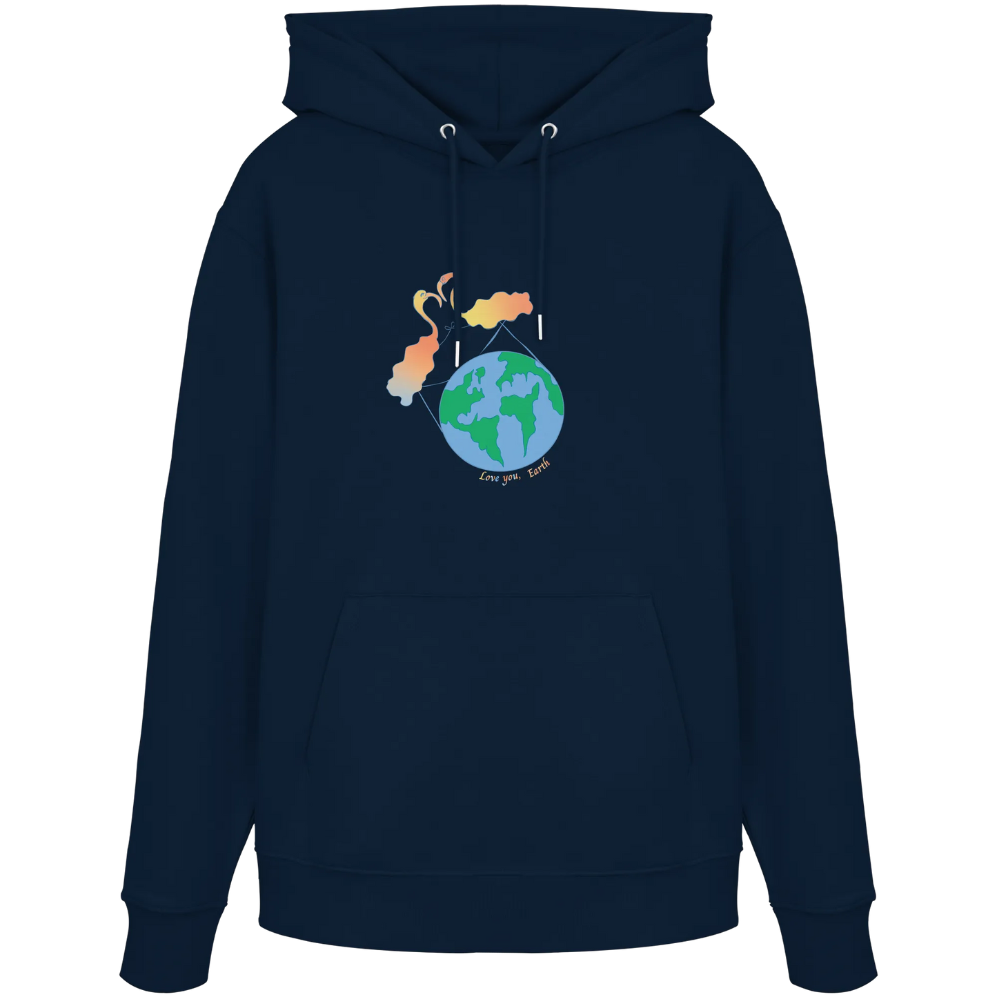 Love you Earth! - Organic Hoodie