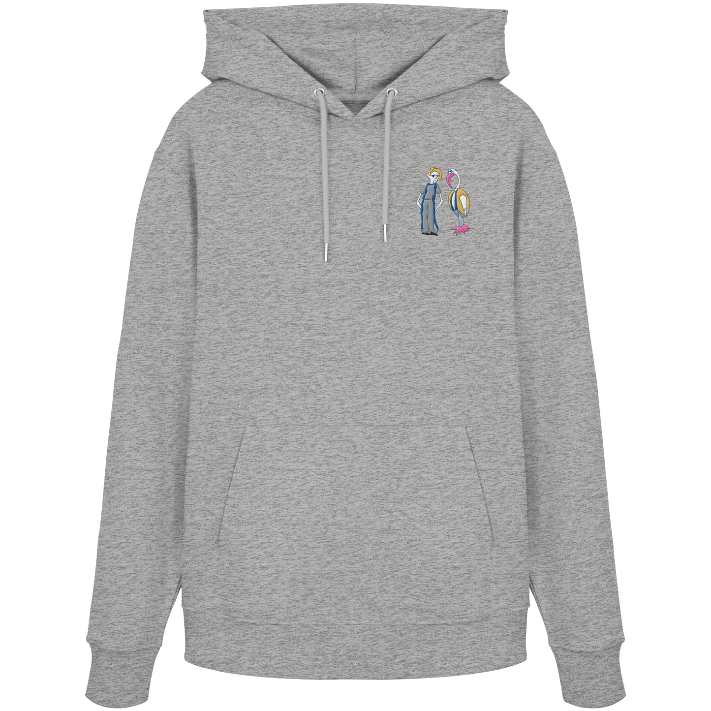 The Boy and the Heron Embroidered - Organic Hoodie