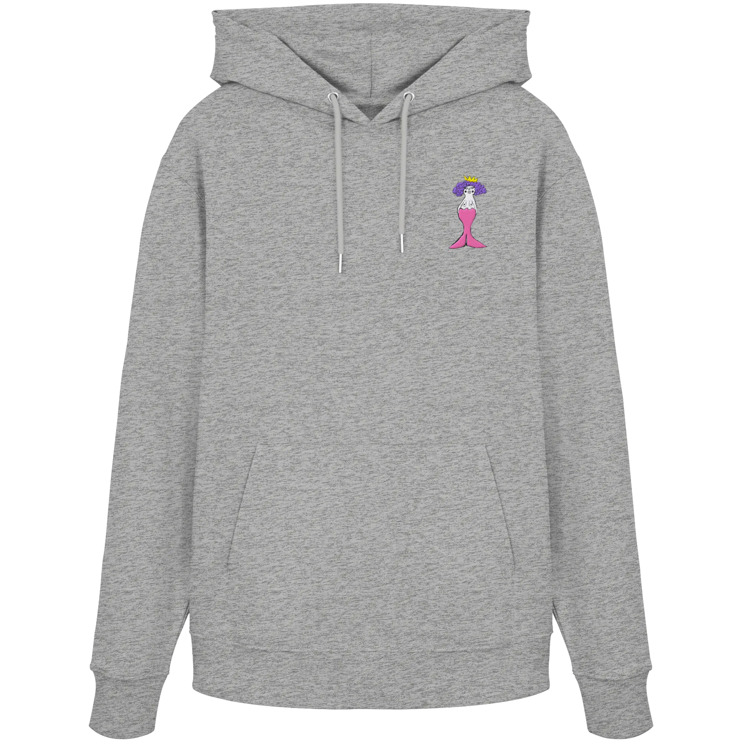 Mermaid Embroidered - Organic Hoodie