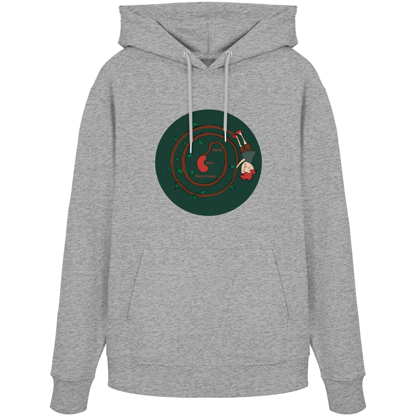 Jack and mushrooms! - Organic Hoodie