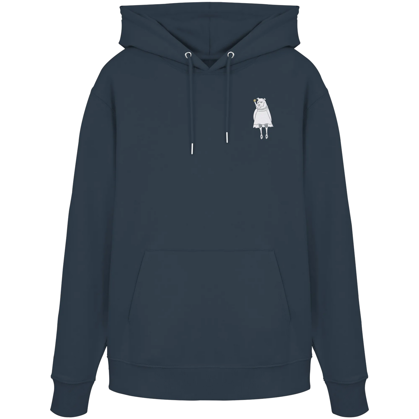 Rhino Embroidered - Organic Hoodie