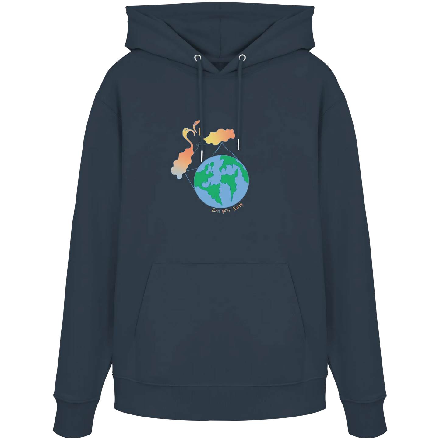 Love you Earth! - Organic Hoodie