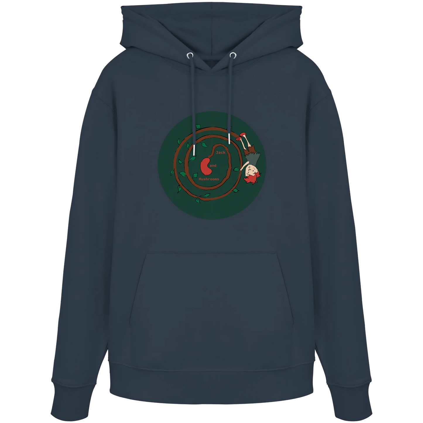 Jack and mushrooms! - Organic Hoodie